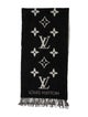 Louis Vuitton Cashmere Monogram Pattern Scarf