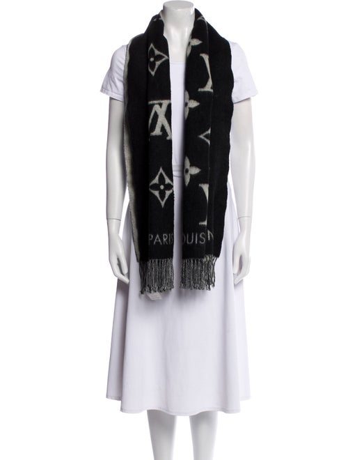 Louis Vuitton Cashmere Monogram Pattern Scarf