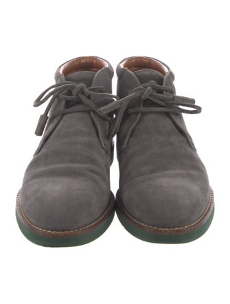 Louis Vuitton Suede Lace-Up Boots