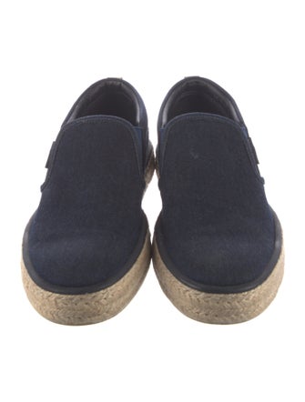 Louis Vuitton Denim Graphic Print Espadrilles