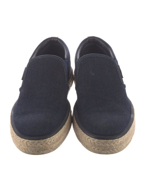 Louis Vuitton Denim Graphic Print Espadrilles