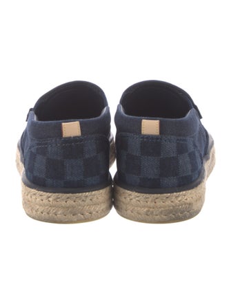 Louis Vuitton Denim Graphic Print Espadrilles