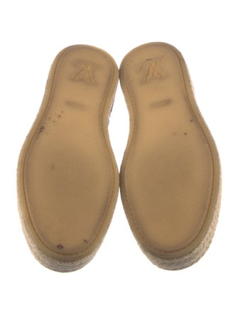 Louis Vuitton Denim Graphic Print Espadrilles