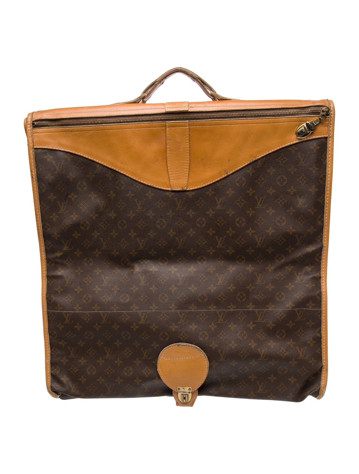 Louis Vuitton LV Monogram French Company Monogram Portable Bandoulière Vintage