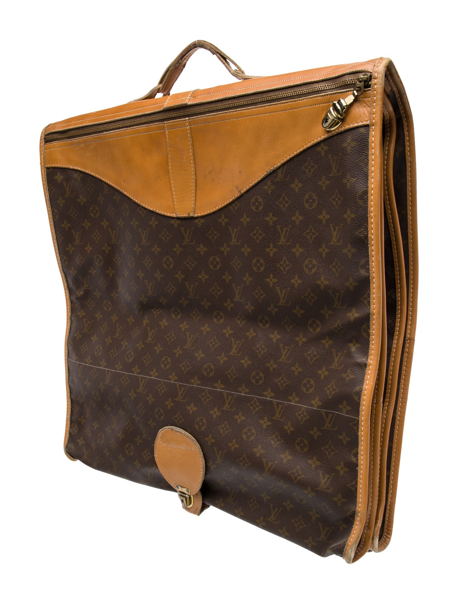 Louis Vuitton LV Monogram French Company Monogram Portable Bandoulière Vintage