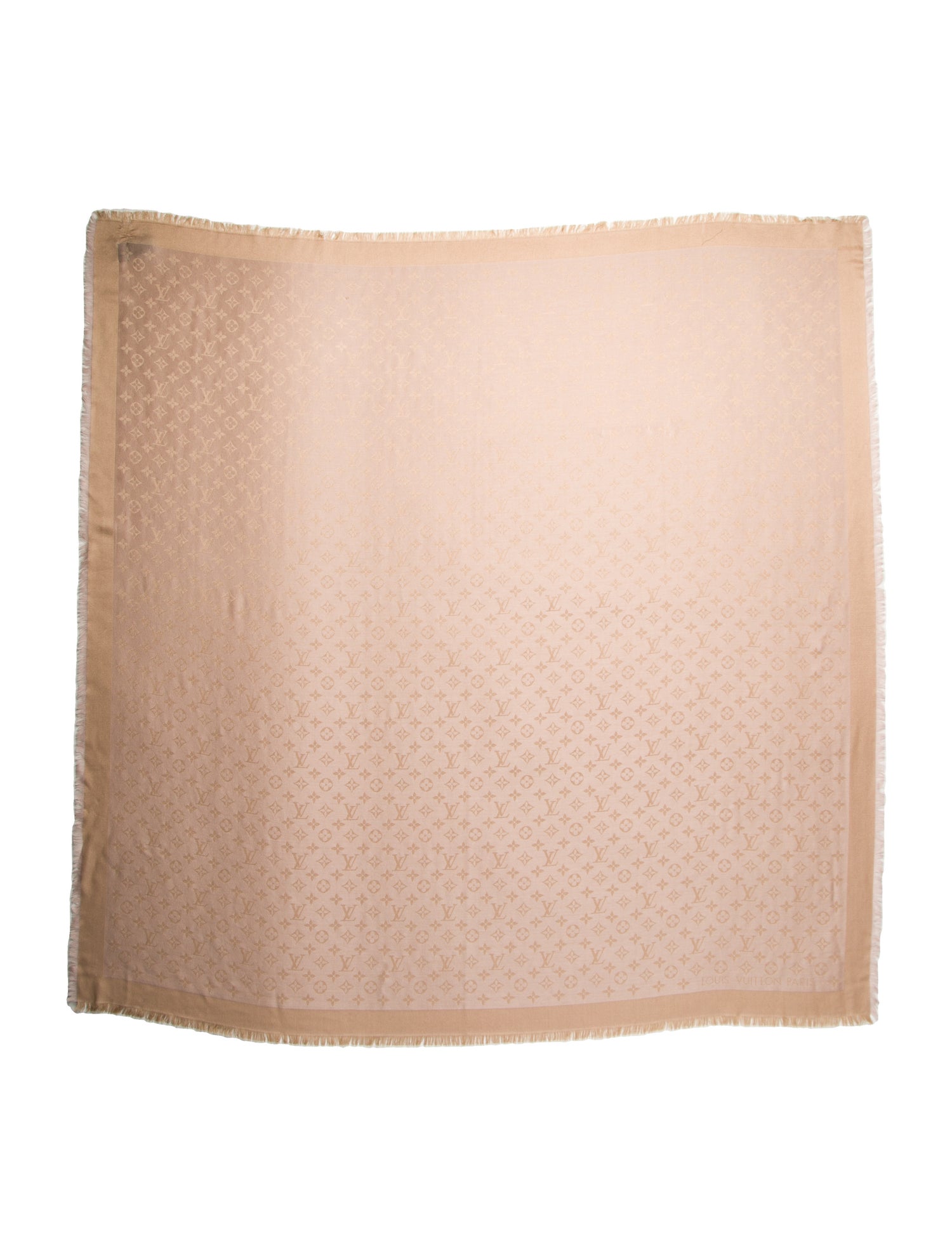 Louis Vuitton Monogram Shawl Silk Shawl