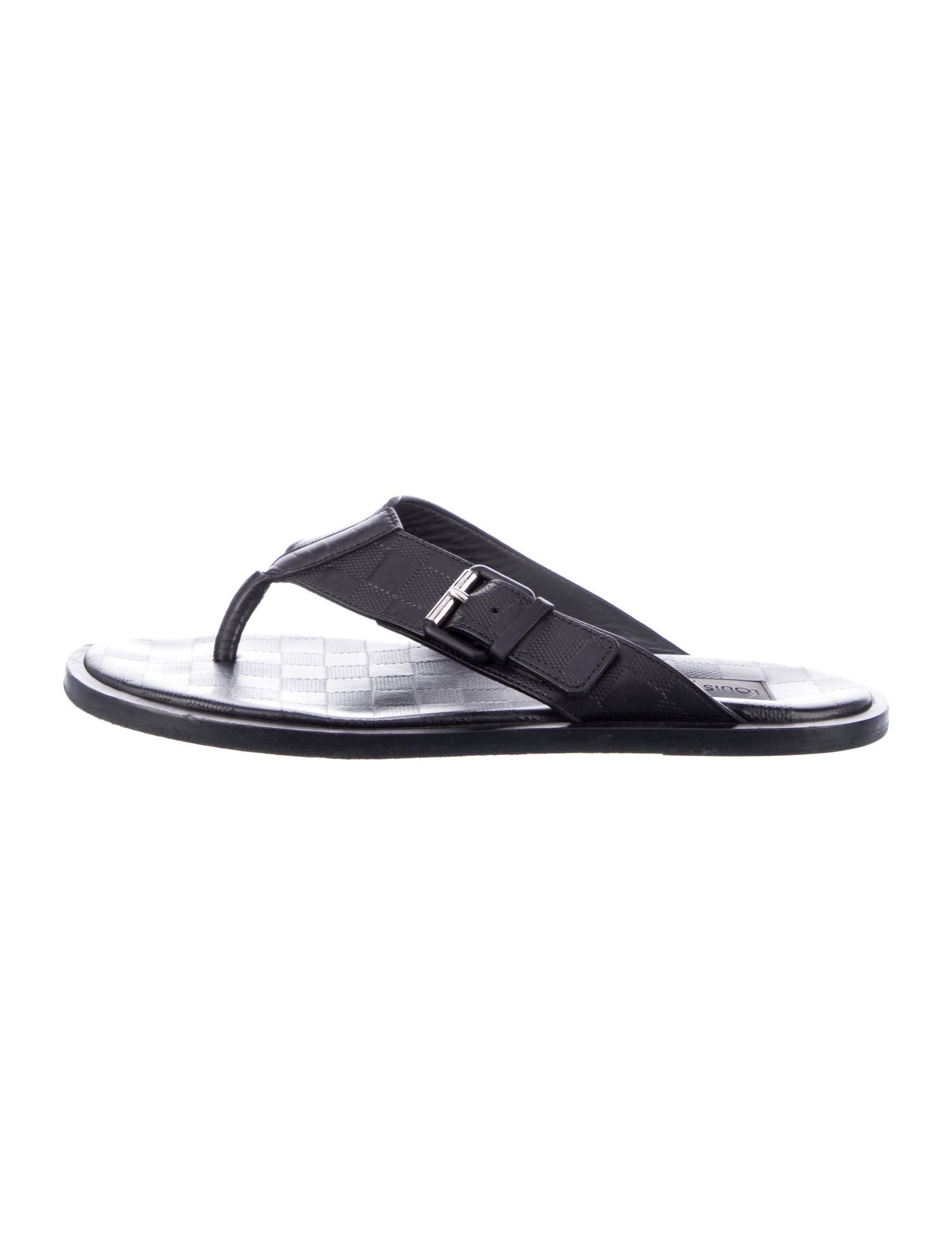 Louis Vuitton Leather Flip Flops