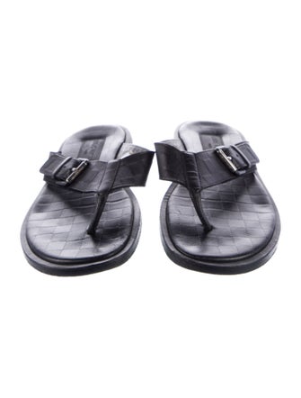 Louis Vuitton Leather Flip Flops