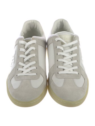 Louis Vuitton Leather Colorblock Pattern Sneakers