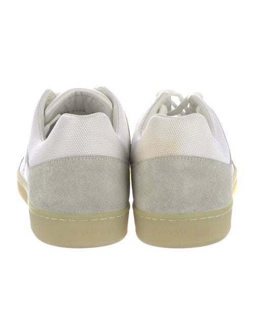 Louis Vuitton Leather Colorblock Pattern Sneakers
