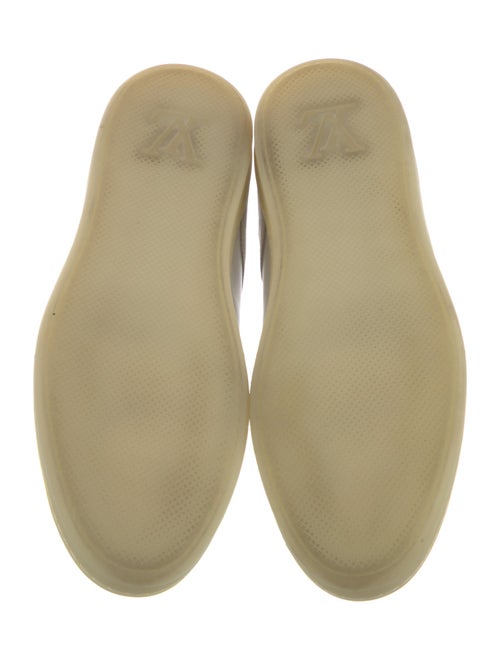 Louis Vuitton Leather Colorblock Pattern Sneakers