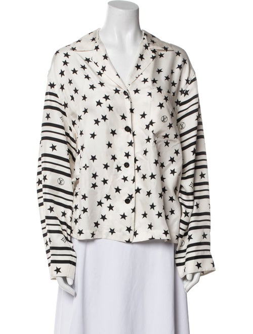 Louis Vuitton 2022 Silk Button-Up Top