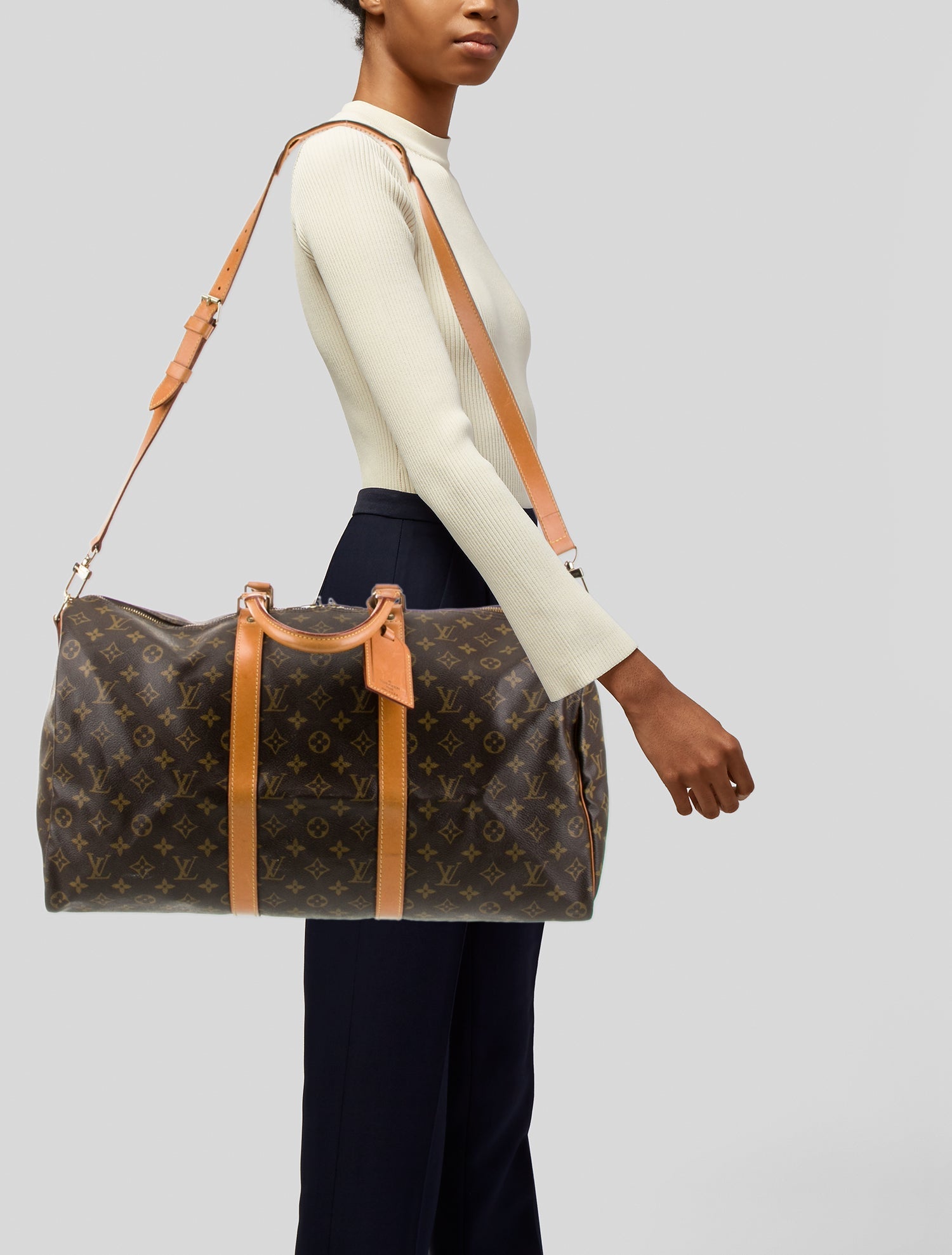 Louis Vuitton LV Monogram Keepall Bandouliere 50