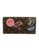 Louis Vuitton LV Monogram Coated Canvas Sarah Wallet