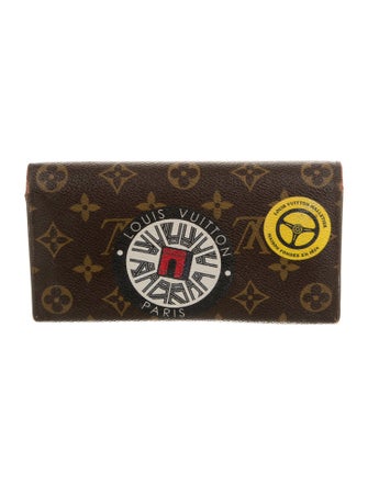 Louis Vuitton LV Monogram Coated Canvas Sarah Wallet