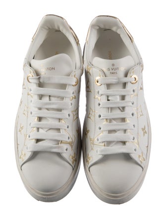 Louis Vuitton Monogram Pattern Leather Sneakers