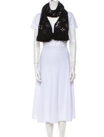 Louis Vuitton Logomania Shine Wool Scarf