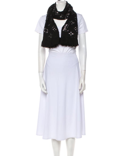 Louis Vuitton Logomania Shine Wool Scarf