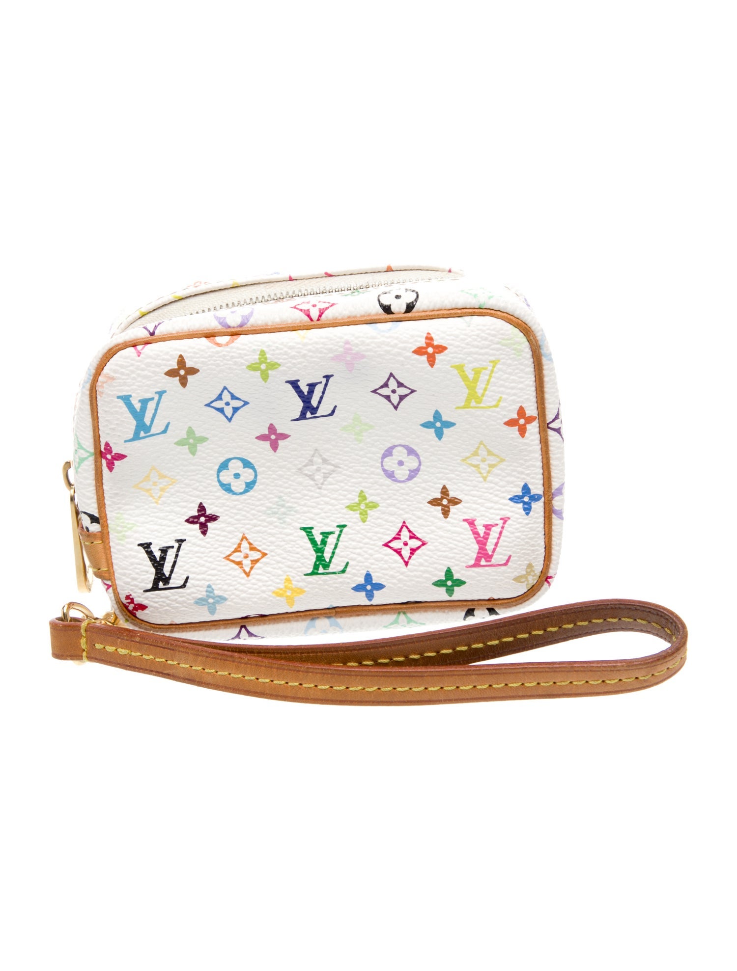 Louis Vuitton Multicolore Monogram Pattern Coated Canvas Wristlet
