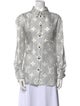Louis Vuitton 2023 Silk Button-Up Top