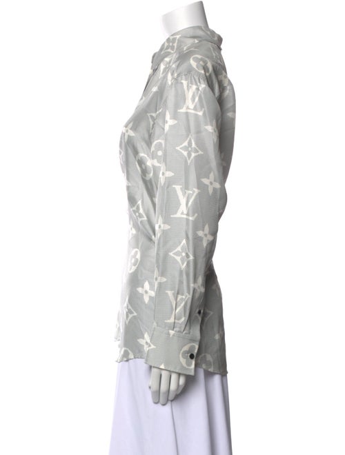 Louis Vuitton 2023 Silk Button-Up Top