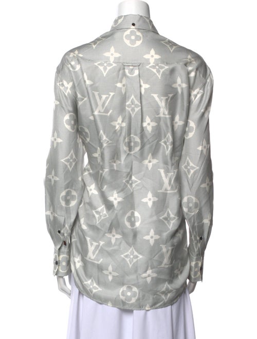 Louis Vuitton 2023 Silk Button-Up Top