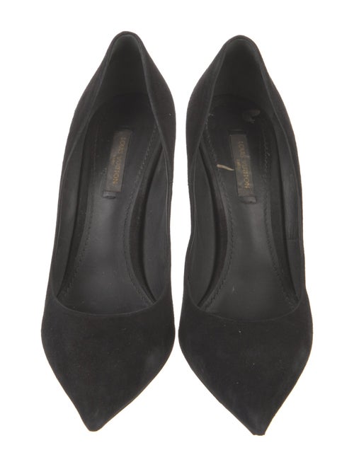 Louis Vuitton Suede Pumps