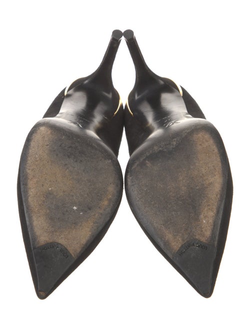 Louis Vuitton Suede Pumps