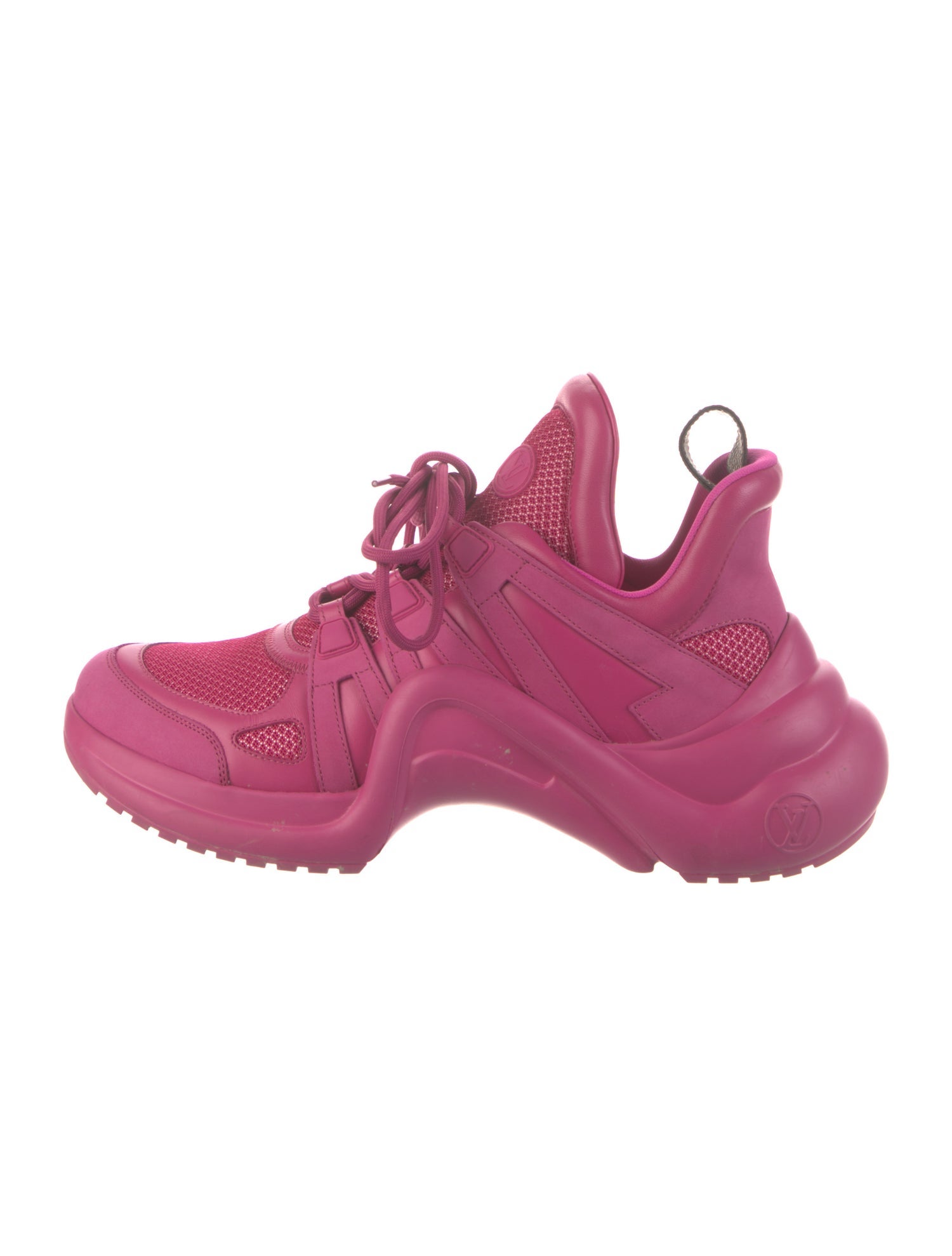 Louis Vuitton LV Monogram Leather Chunky Sneakers