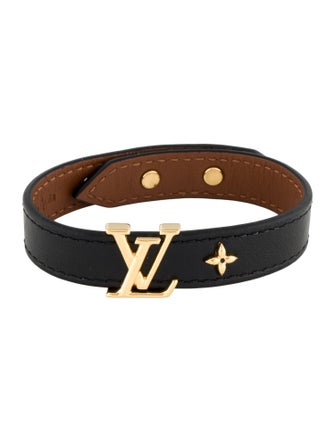 Louis Vuitton Leather LV Iconic Bracelet