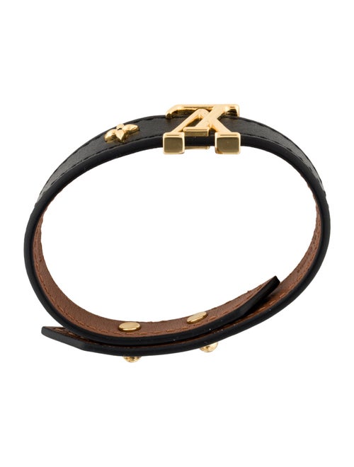 Louis Vuitton Leather LV Iconic Bracelet