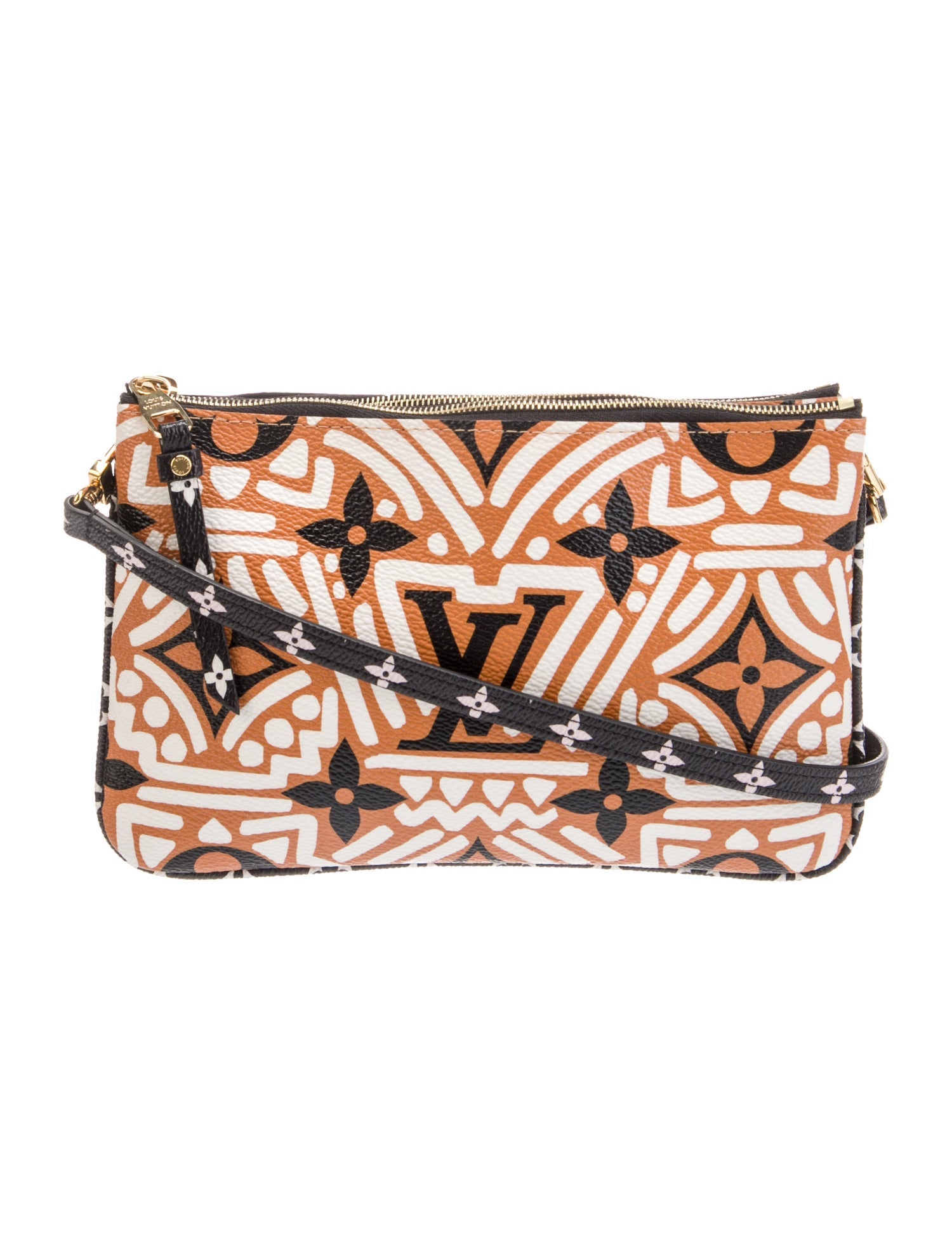 Louis Vuitton Monogram Giant Double Zip Pochette Petit