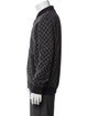 Louis Vuitton 2023 Damier Graphite Pattern Bomber Jacket