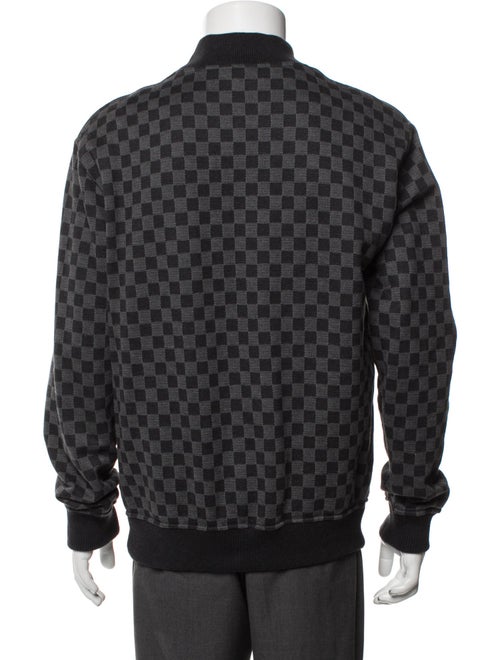 Louis Vuitton 2023 Damier Graphite Pattern Bomber Jacket
