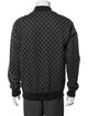 Louis Vuitton 2023 Damier Graphite Pattern Bomber Jacket