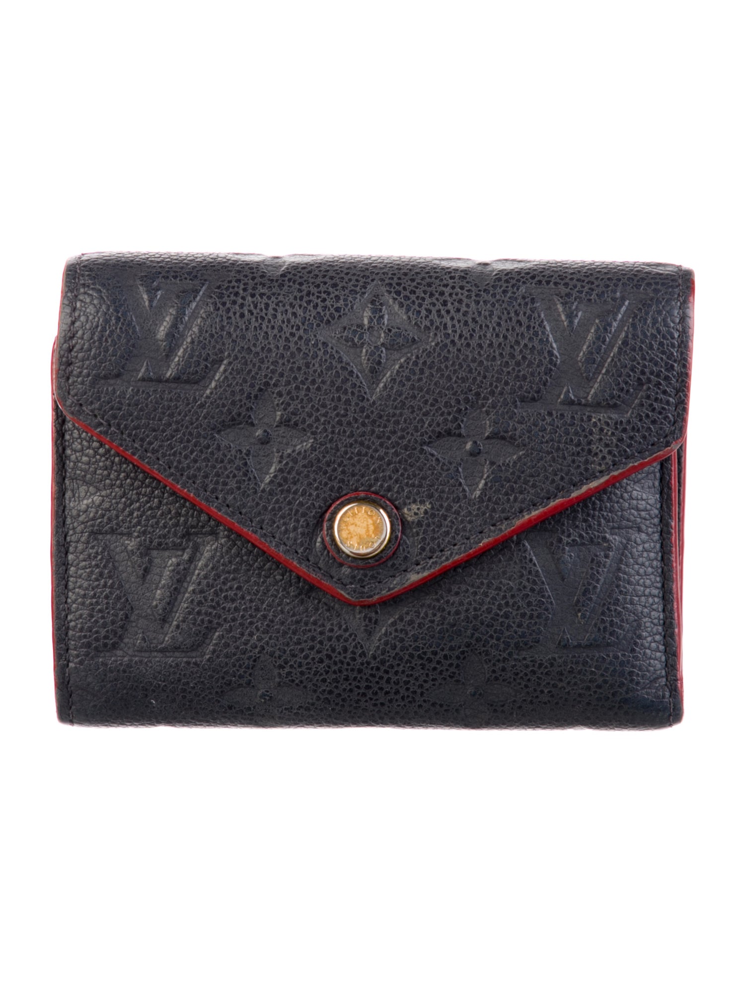 Louis Vuitton LV Monogram Empreinte Leather Victorine Wallet