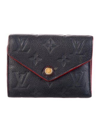 Louis Vuitton LV Monogram Empreinte Leather Victorine Wallet