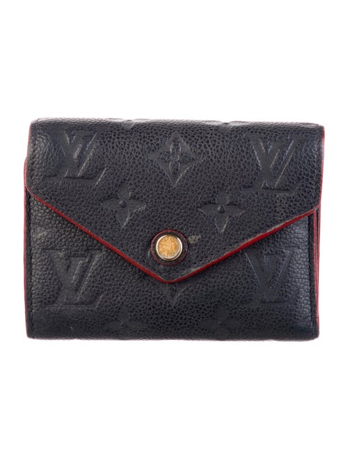 Louis Vuitton LV Monogram Empreinte Leather Victorine Wallet
