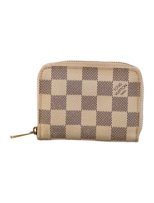 Louis Vuitton Damier Azur Pattern Coated Canvas Zippy Coin Purse