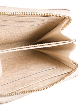 Louis Vuitton Damier Azur Pattern Coated Canvas Zippy Coin Purse