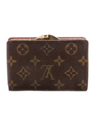 Louis Vuitton LV Monogram Coated Canvas French Purse