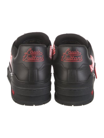 Louis Vuitton Leather Printed Sneakers