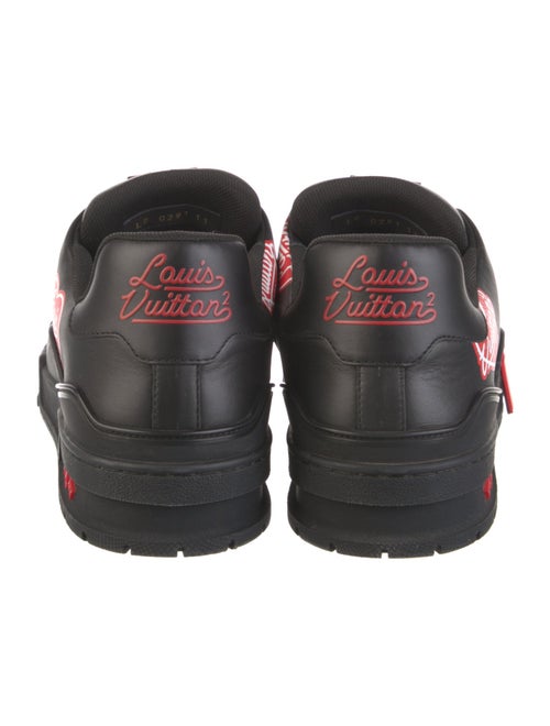 Louis Vuitton Leather Printed Sneakers