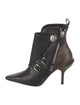 Louis Vuitton Monogram Pattern Leather Moto Boots