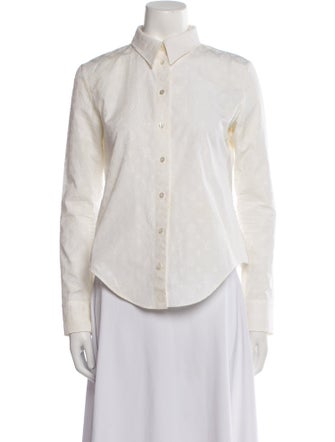 Louis Vuitton 2019 Long Sleeve Button-Up Top