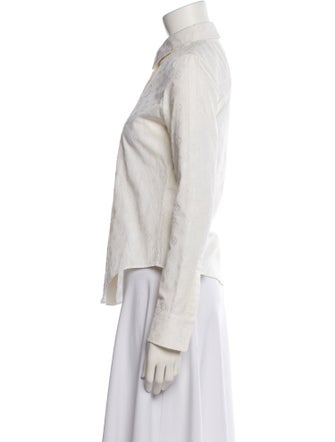 Louis Vuitton 2019 Long Sleeve Button-Up Top