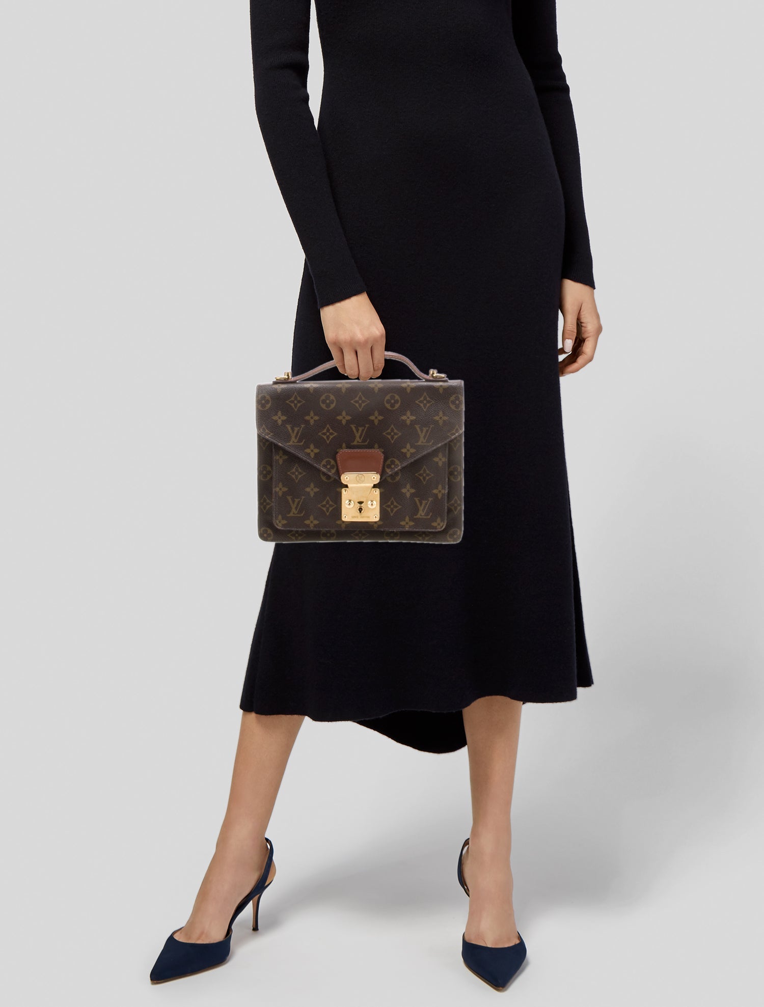 Louis Vuitton LV Monogram Monceau 28 Vintage