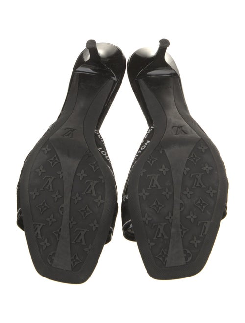 Louis Vuitton LV Monogram Leather Slides