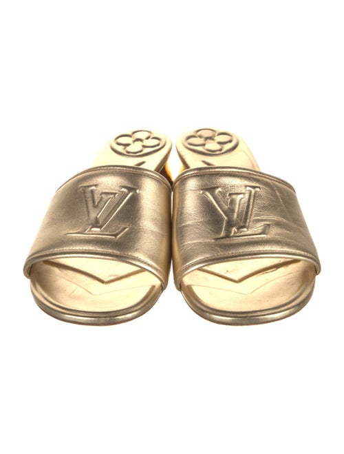 Louis Vuitton Leather Slides