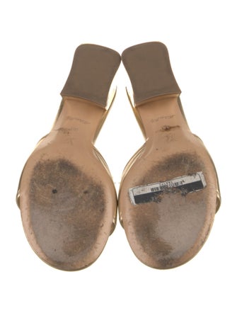 Louis Vuitton Leather Slides